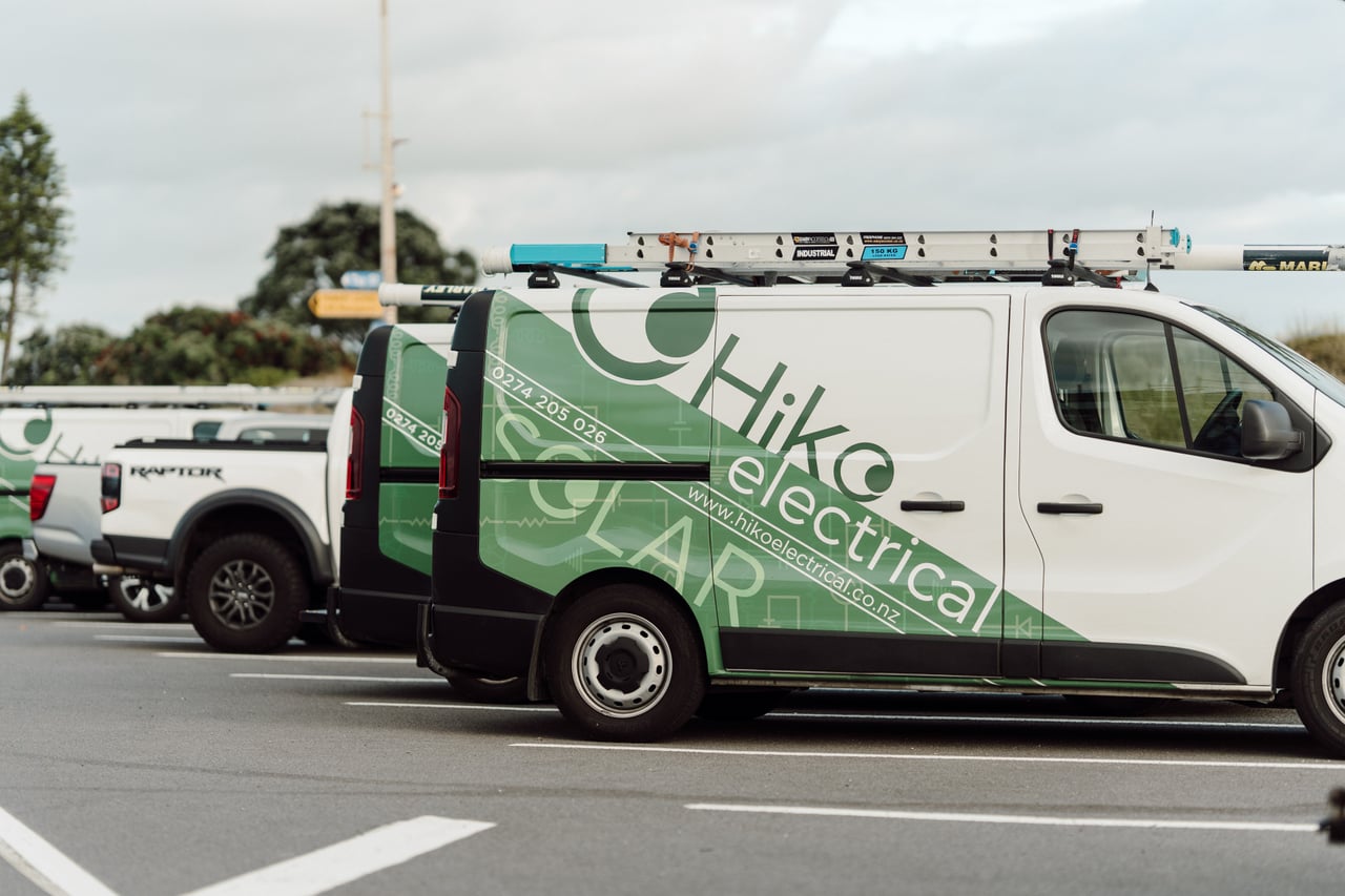 Hiko Electrical Work Van - Local Electrician Papamoa and Tauranga
