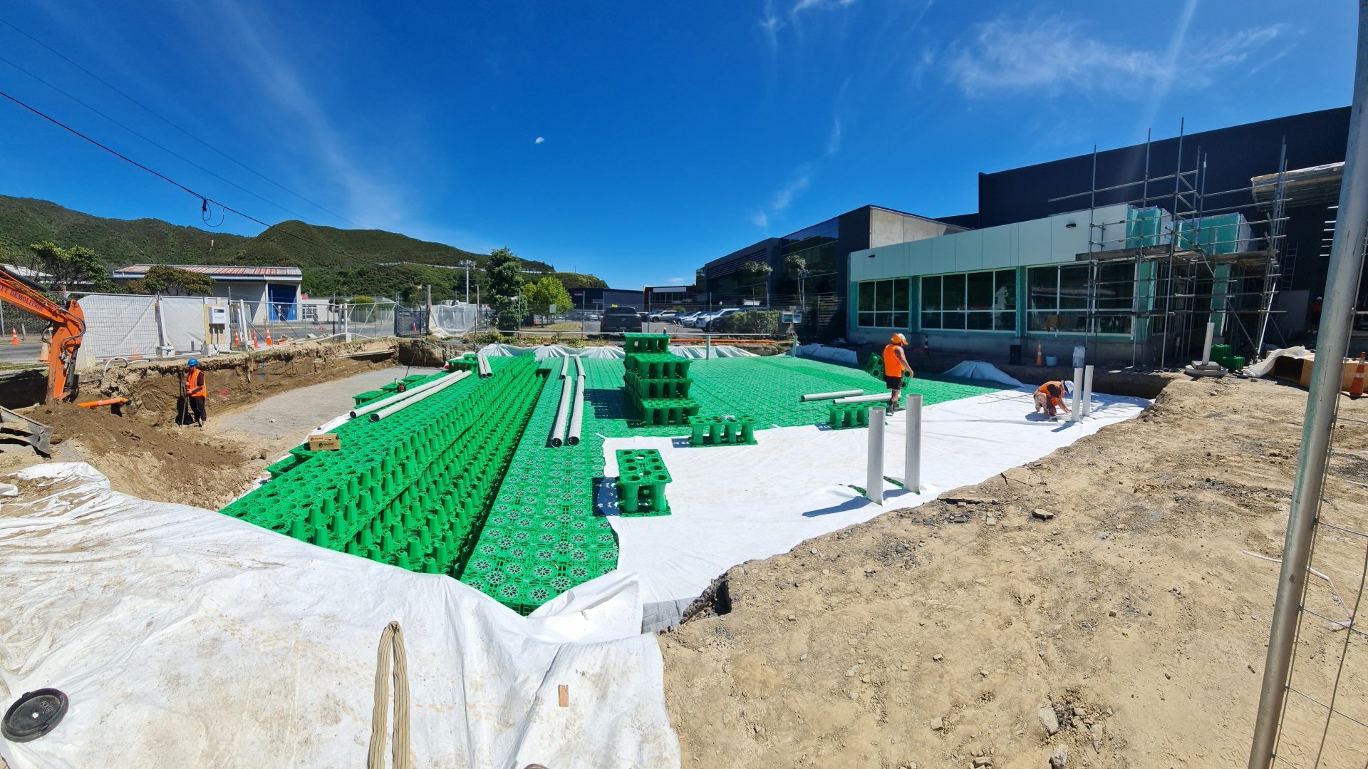 Civil procurement, stormwater management project by GrondCo