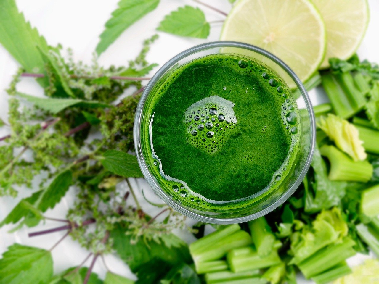 Healthy smoothy helping the nervous system